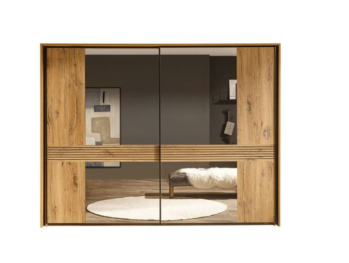 Schwebetürenschrank TRATTINO braun