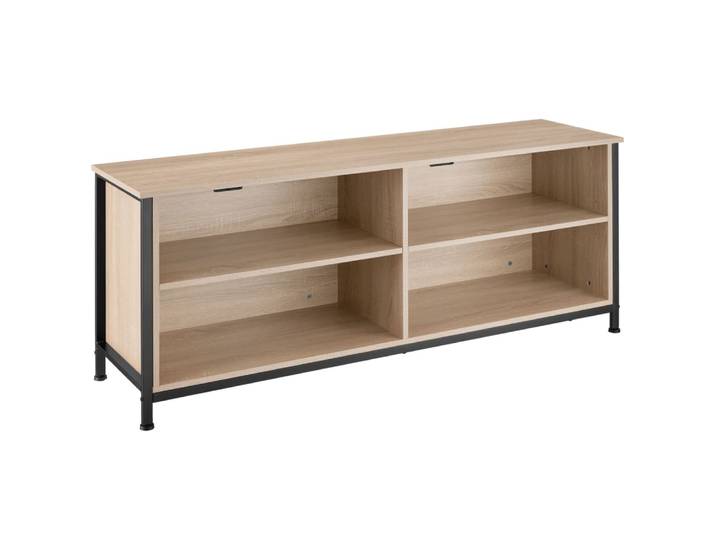 Buffet style industriel pieds réglables bois clair