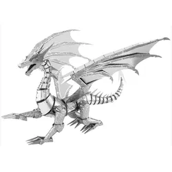 Metal Earth 502820 - Iconx - Silver Dragon