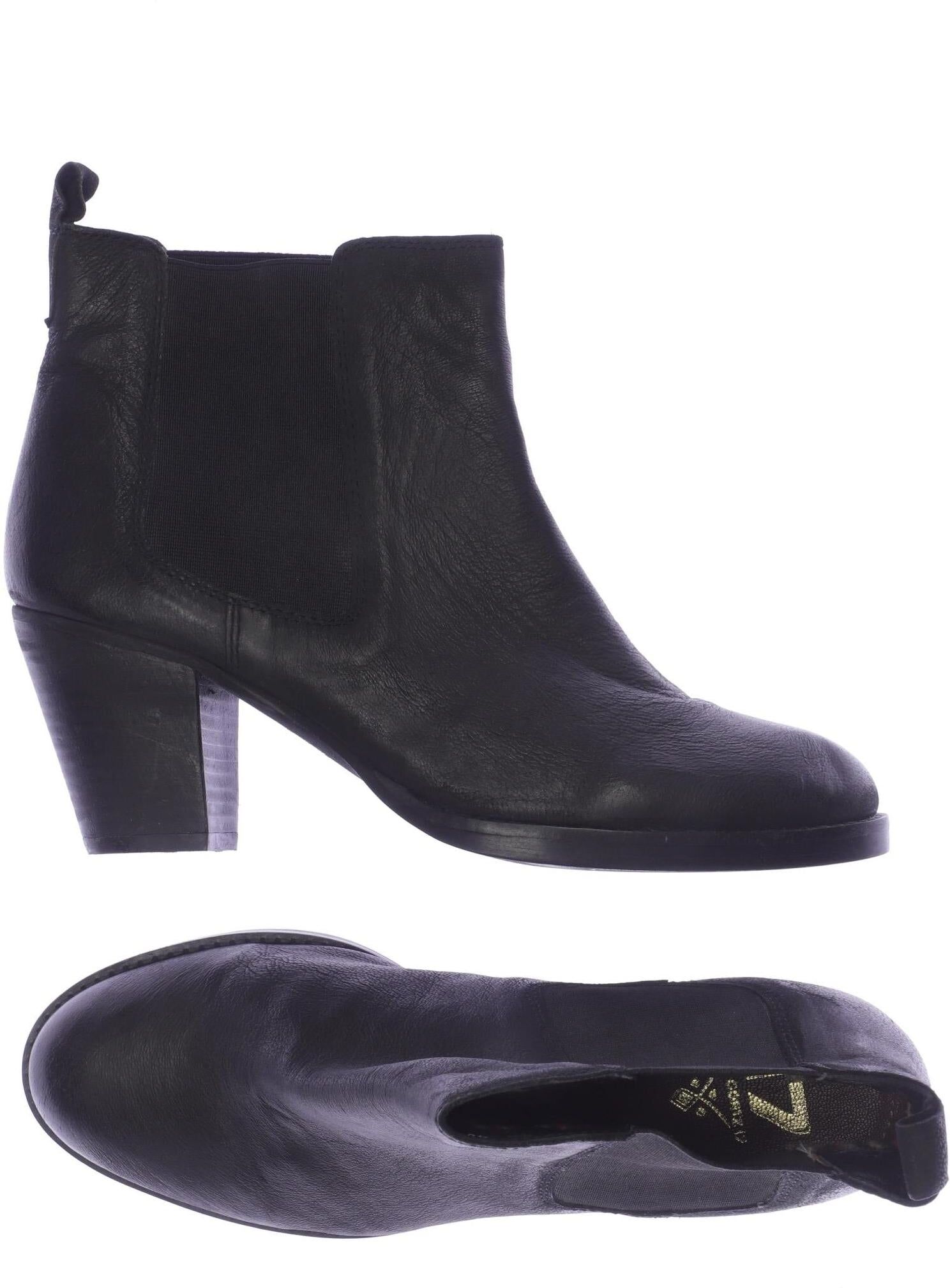 Goertz Schuhe Damen Stiefelette, Schwarz, Gr. EU 39, Leder - Second Hand