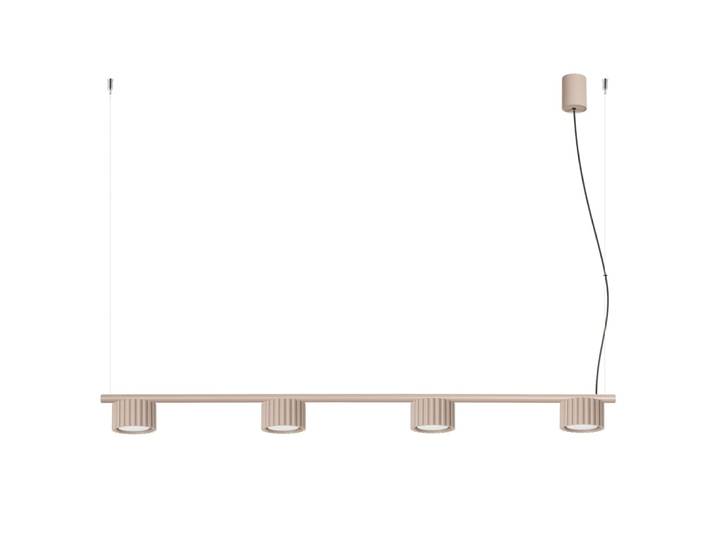 Lustres aluminium taupe h 208 cm