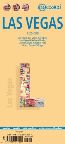 Las Vegas 1 : 20 000: Las Vegas, Las Vegas & Region, Las Vegas & National Parks, Grand Canyon National Park, Grand Canyon Village - Preis vom 09.10.2026 07:28:09 h