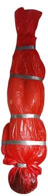 On Spot Shop Ultimate Haunted House Kit, Set Of Horror Fake Bloody Corpses, Hanging Dead Victims Props For Outdoor Halloween Terror red 1 pc