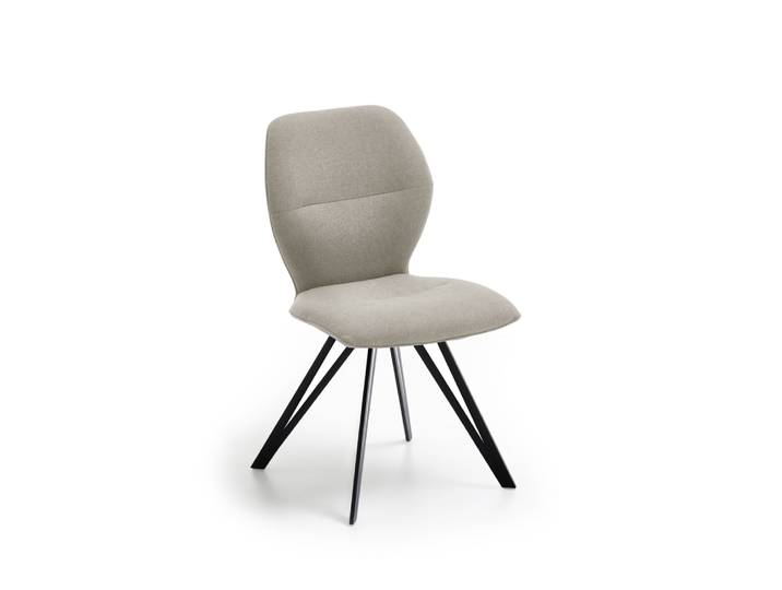Niehoff Sitzmöbel Merlot Design-Stuhl Flachmetall-Stativgestell