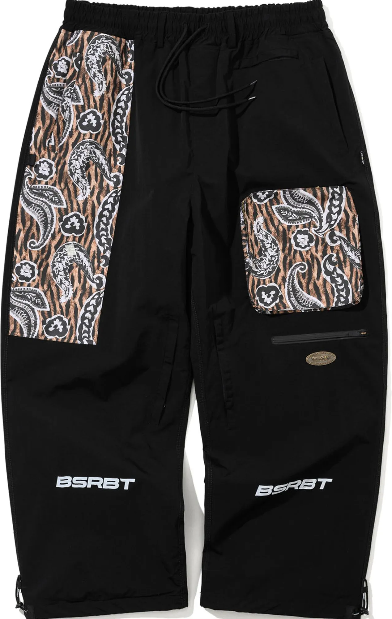 BS RABBIT 3D ZIPPER POCKET SUPER WID VENTILATION PANTS BLACK M