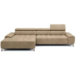 Ecksofa Palladio Stoff Beige