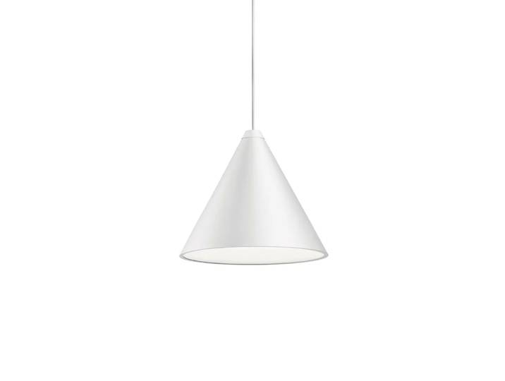 Flos String Light Cone Pendelleuchte Weiß, 22 m Kabel
