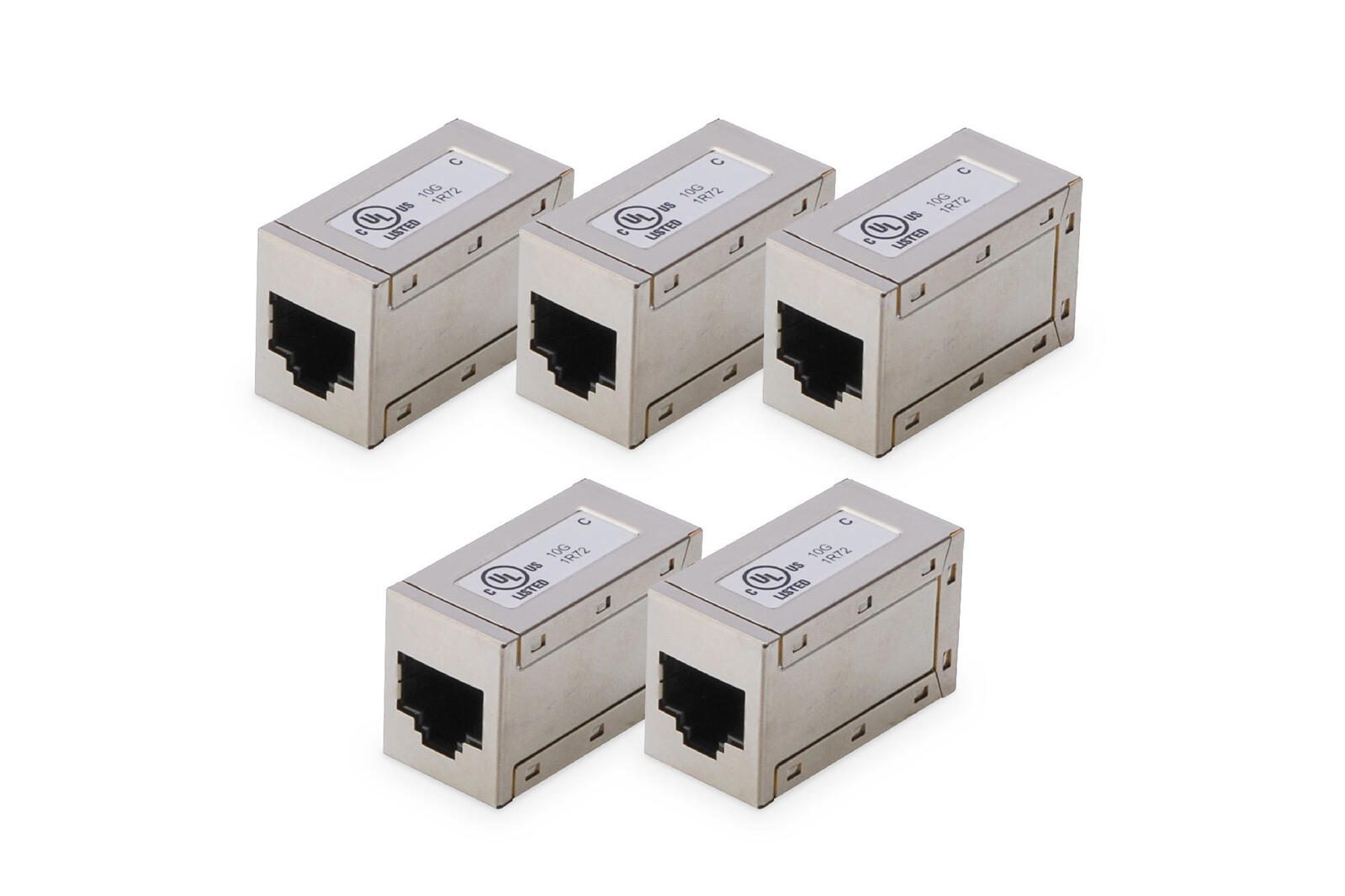 Digitus CAT 6, modulare Kupplung, geschirmt - 5 Stk. AT-AG-8-8-C6S-5