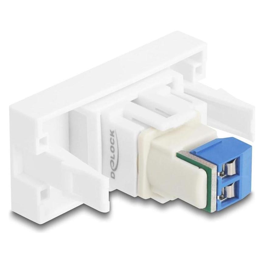 Delock Easy 45 Modul Terminalblock zu Terminalblock weiss (90912)