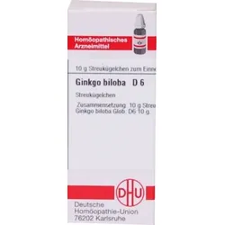 GINKGO BILOBA D 6 Globuli 10 g Globuli