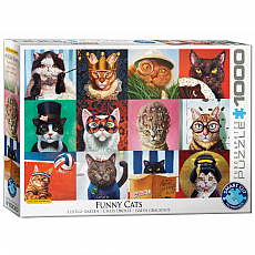 eurographics Puzzle - Lustige Katzen - 1000 Teile 301069