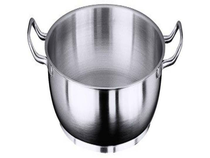 Contacto Bratpfanne Contacto Edelstahl Bratpfanne/ Paellapfanne 40 cm mit zwei Griffen ohn