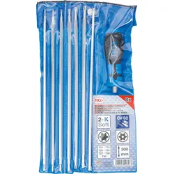 BGS Schraubendreher-Satz mit Wechselklingen T-Profil (für Torx) / T-Profil (für Torx) mit Bohrung 8tlg. - 2326