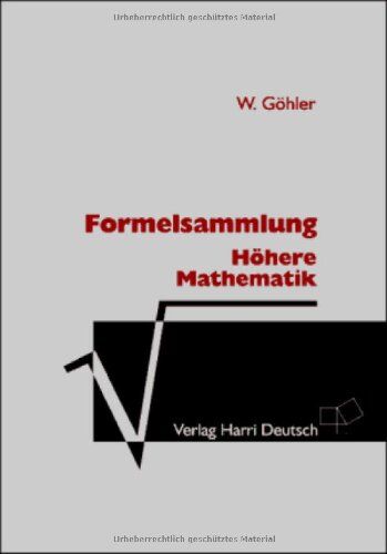 Barbara Ralle - Formelsammlung Höhere Mathematik - Preis vom 09.10.2026 07:28:09 h