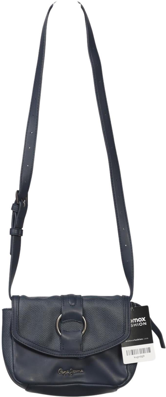Pepe Jeans Damen Handtasche klein, Marineblau, Kunstleder - Second Hand