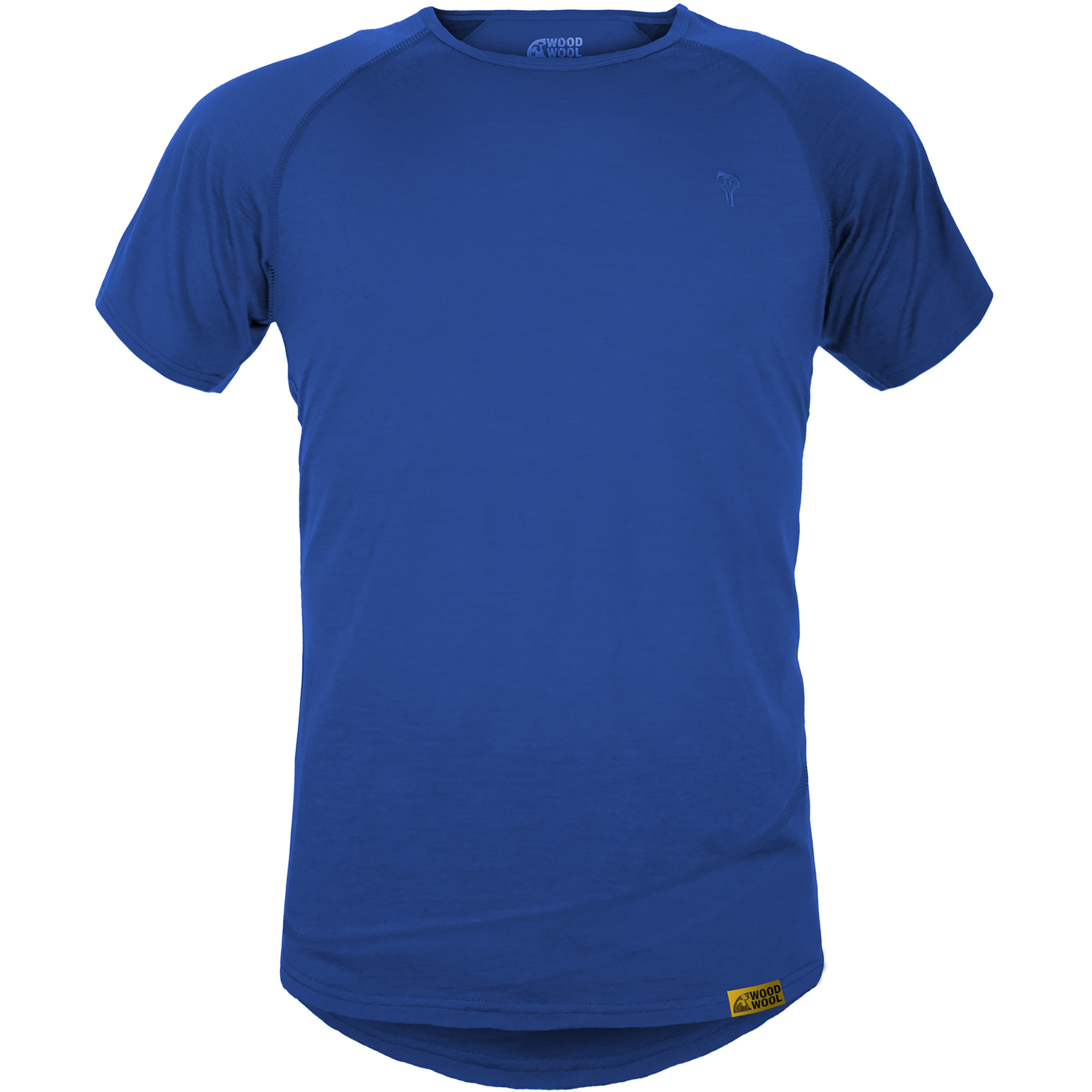 Grüezi Bag Mr. Pike WoodWool Herren T-Shirts blau Größe L Trekking Hautfreundlich Merinowolle | Lyocell (Tencel)