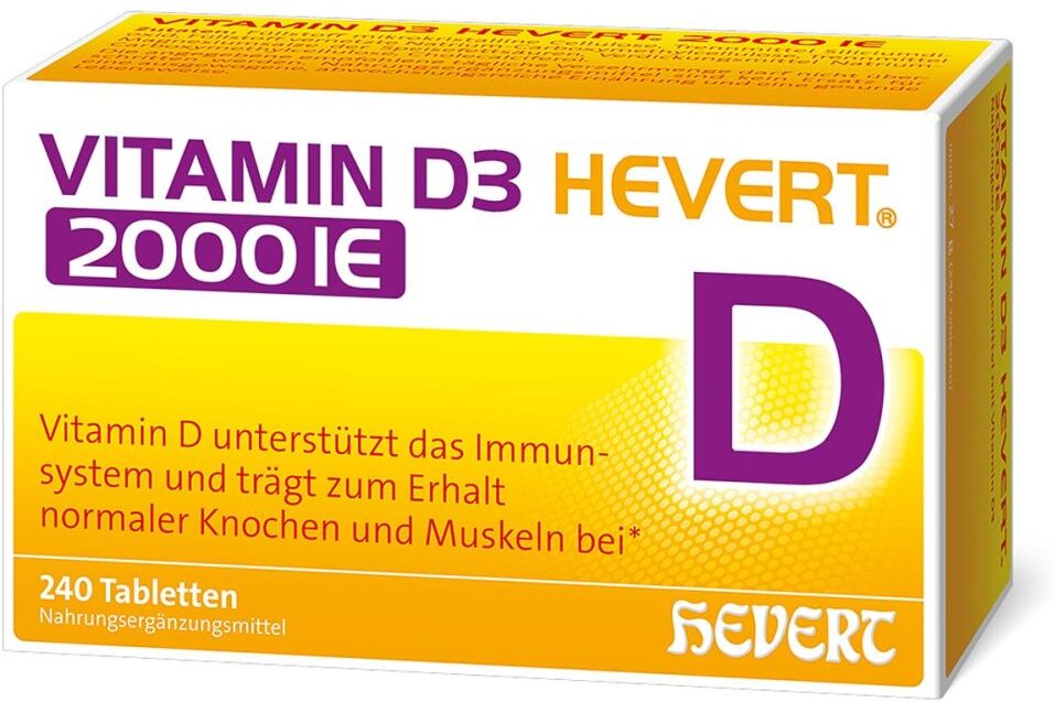 Vitamin D3 Hevert 2000 I.E. Tabletten