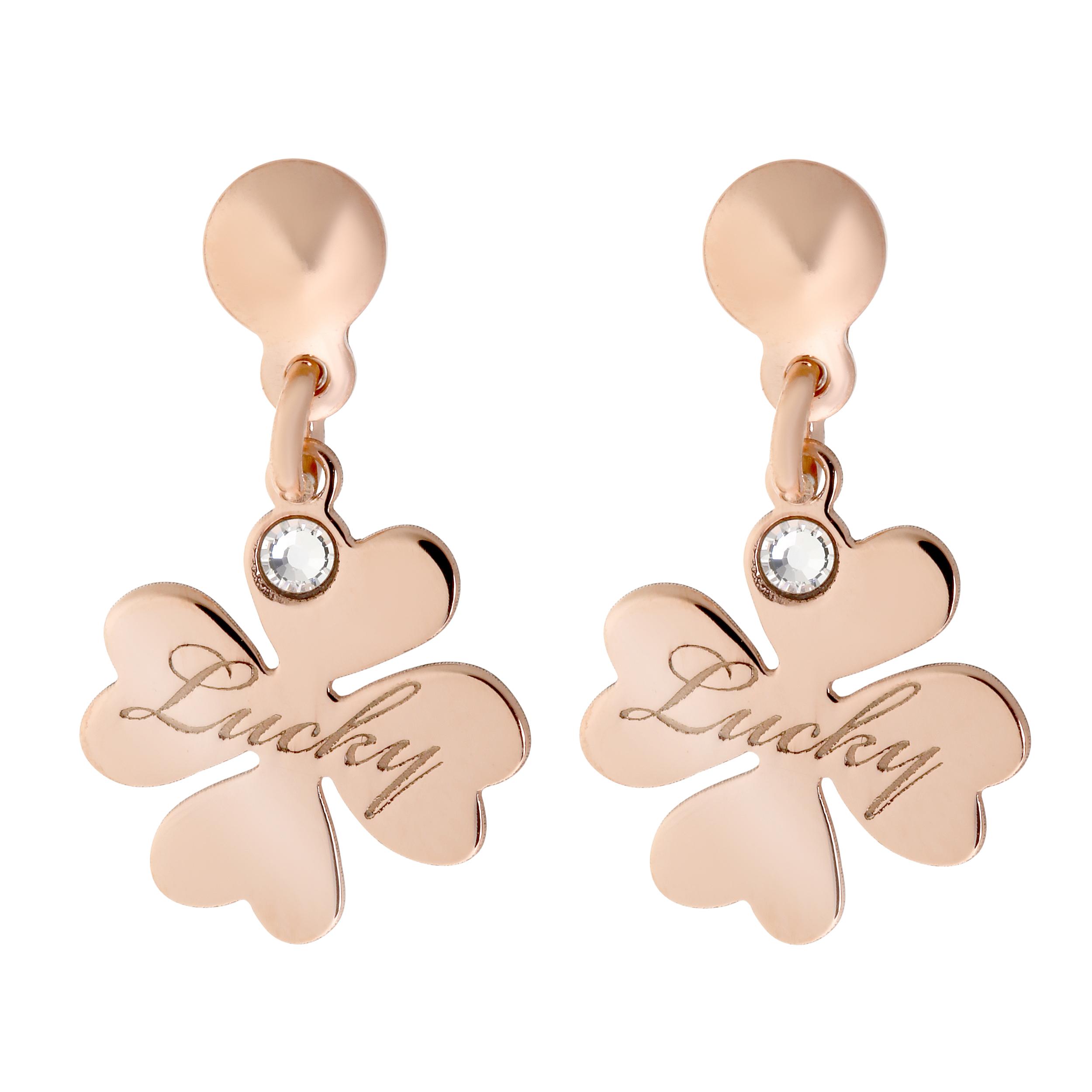 Orphelia 'Cardinale' Dames 925 Sterling Zilveren Oorbellen - Roze ZO-7186/RG
