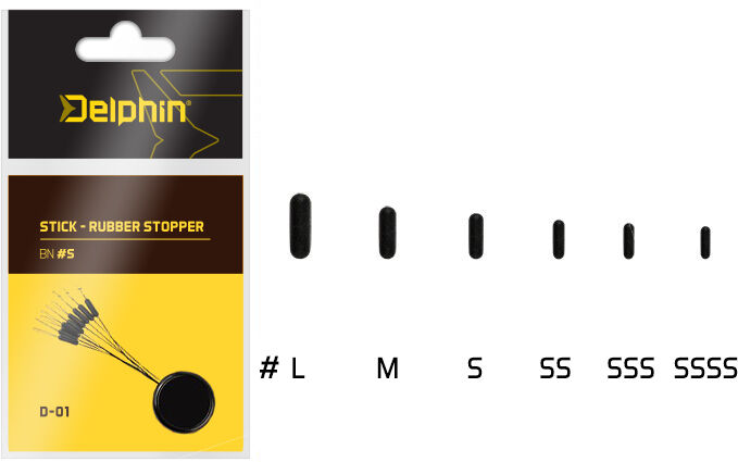 Delphin Stick - Stop Float SSSS Gold, Black, Gray, Beige SSSS