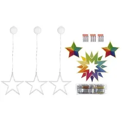 KARIN JITTENMEIER Kreativ-Set Stern Rahmen & Diamond Painting Sterne, 16tlg.