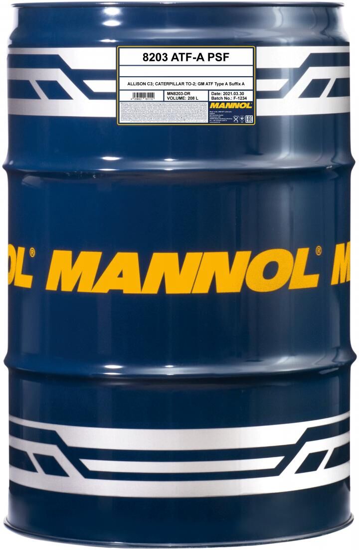 Sct - Mannol Öl Mannol Atf-A / Psf [208 L] Mn8203-Dr 208l