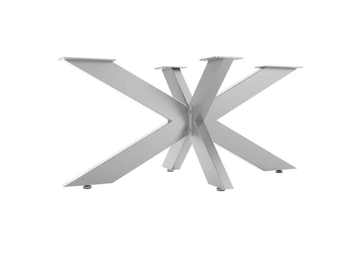 SOTECH Tischgestell Spider/Schwerlast Tischbeine aus Edelstahl gebürstet 430 x 980 x 580 mm / bis 500 kg Belastbarkeit / Einfache Montage, Tischkufen für DIY-Projekte Couchtische, Esstische