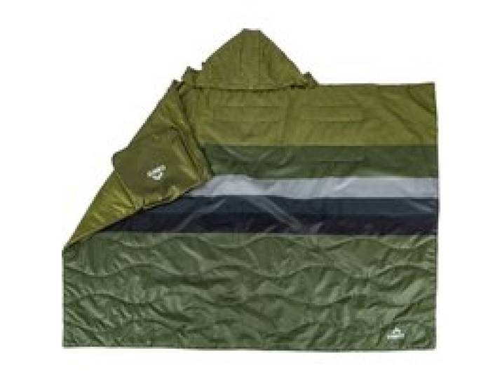 CRIVIT Couverture de camping 3 en 1, avec sac de rangement intégré. (Vert)