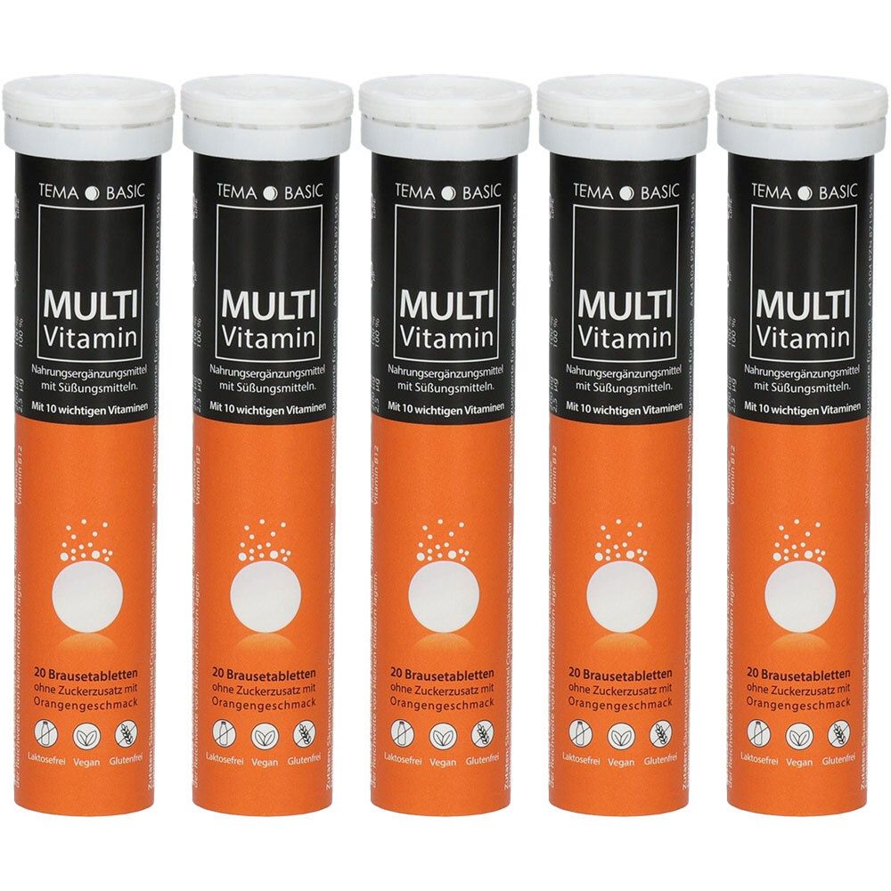 Multivitamin Brausetabletten 5x 5x20 St