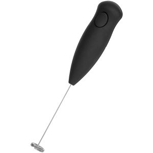 Scanpart Milchaufschäumer 2790000429, elektrisch, Stab, batteriebetrieben, aus Kunststoff, schwarz