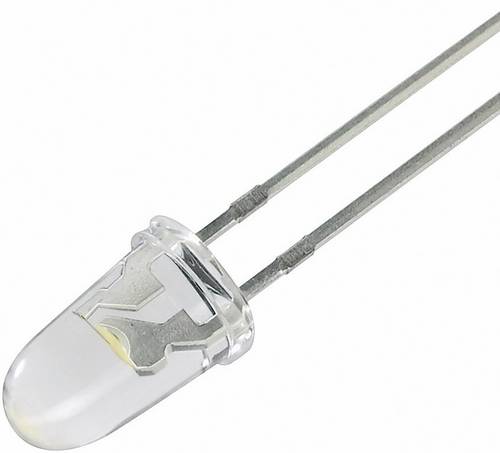Yoldal YZ-WS3D60N LED bedrahtet Sunny White Rund 3mm 4500 mcd 60° 20mA 3.2V