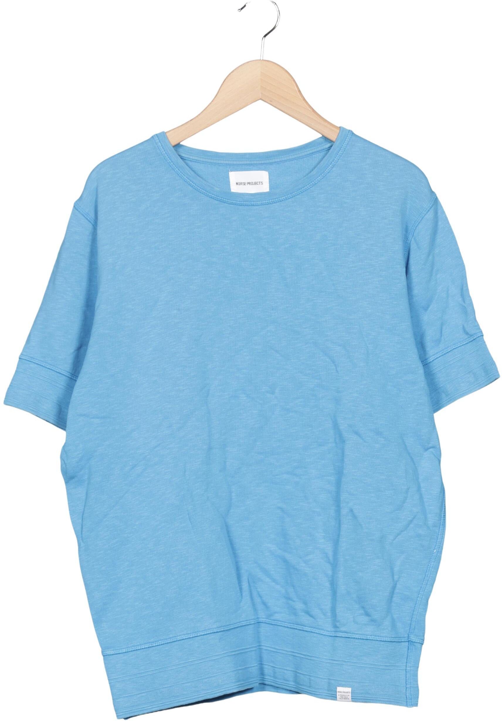 Norse Projects Herren T-Shirt, Hellblau, Gr. M, Baumwolle - Second Hand