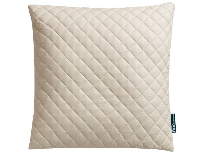 Naturfaserkissen FAN Wolle Anti Milbe , weiss (natur), B:80cm L:80cm, Bezug: 100% Baumwolle. Füllung: 97% Wolle, 3% sonstige Fasern, Kopfkissen, Naturfaserkissen, reizfreier Schlafkomfort durch Milben-Ausrüstung