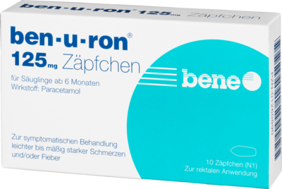 bene Arzneimittel GmbH BEN-U-RON 125 mg Suppositorien 10 St 01260890