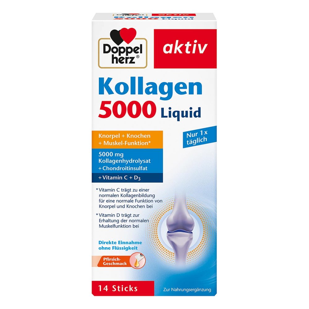 Queisser Pharma GmbH & Co. KG Doppelherz Kollagen 5000 Liquid Sticks 18028364