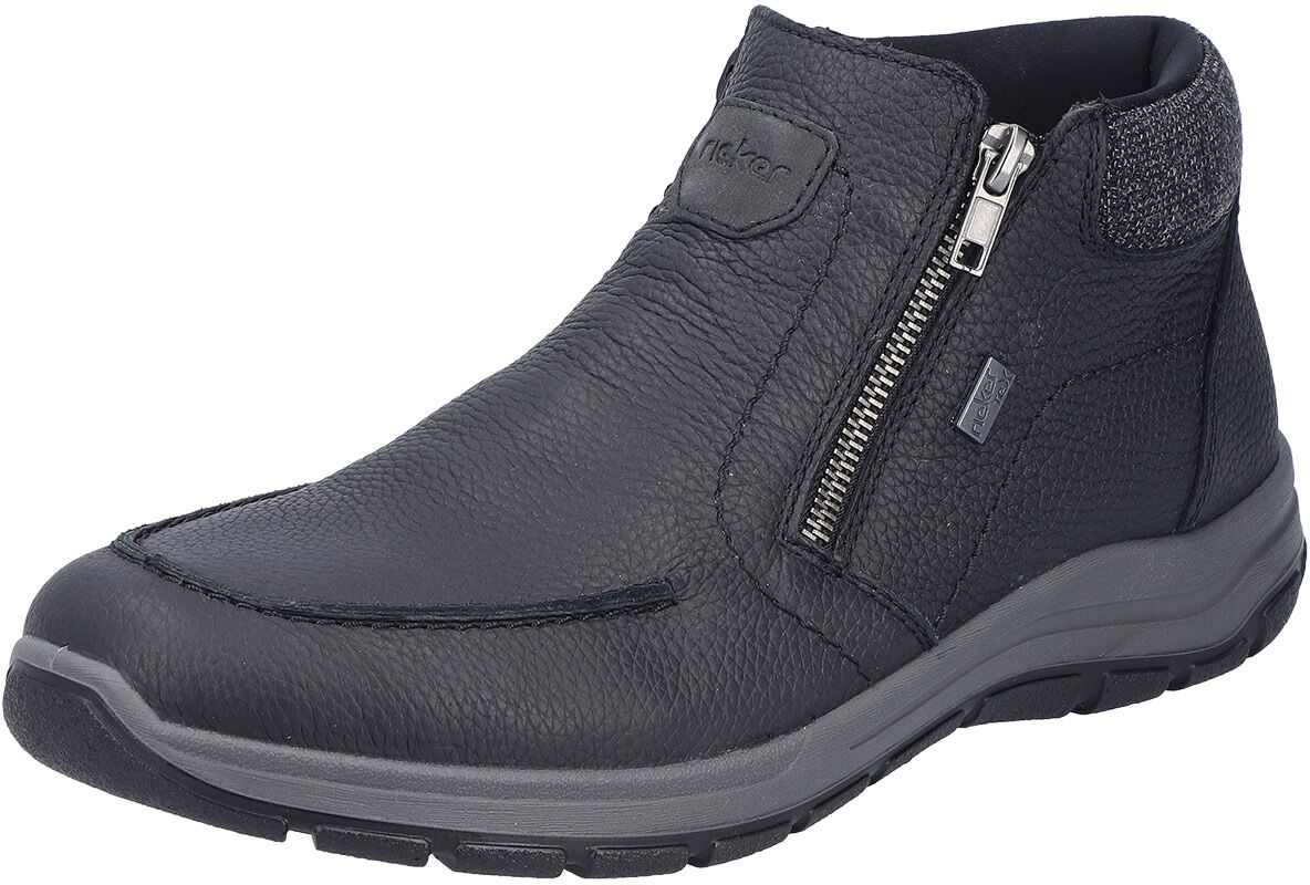 Stiefel RIEKER "Stiefel", Herren, Gr. 45, schwarz, Obermaterial: 100% Rindsleder Leather cow., Schuhe Stiefel