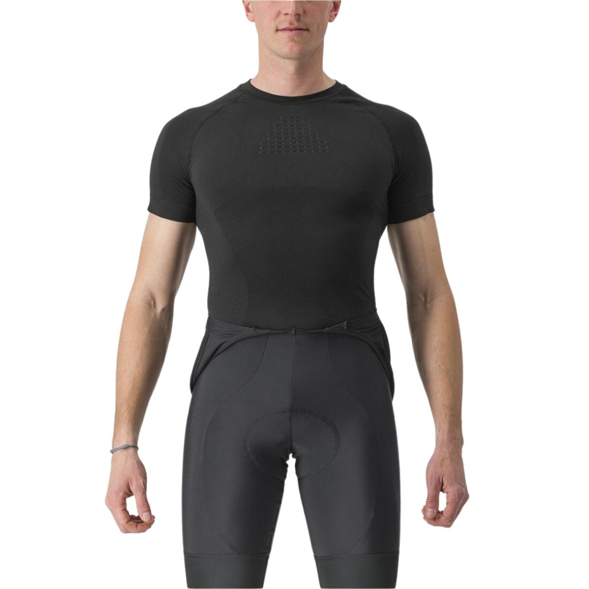 Camiseta de manga curta preta Castelli Core, Tamanho XXL Homem