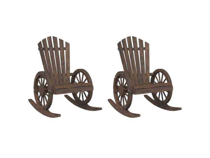 vidaXL Adirondack-Schaukelstühle 2 STK. Massivholz Tanne
