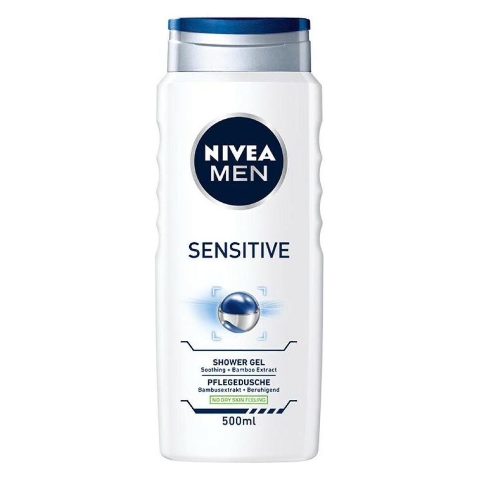 Nivea Männer, empfindlich, Duschgel, 500 ml (500 ml) (81084)