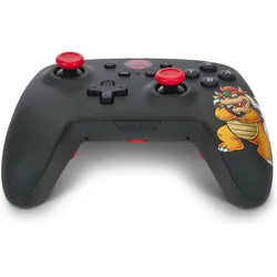PowerA Wireless Controller King Bowser (Switch, Switch Lite, Switch OLED), Gaming Controller, Mehrfarbig