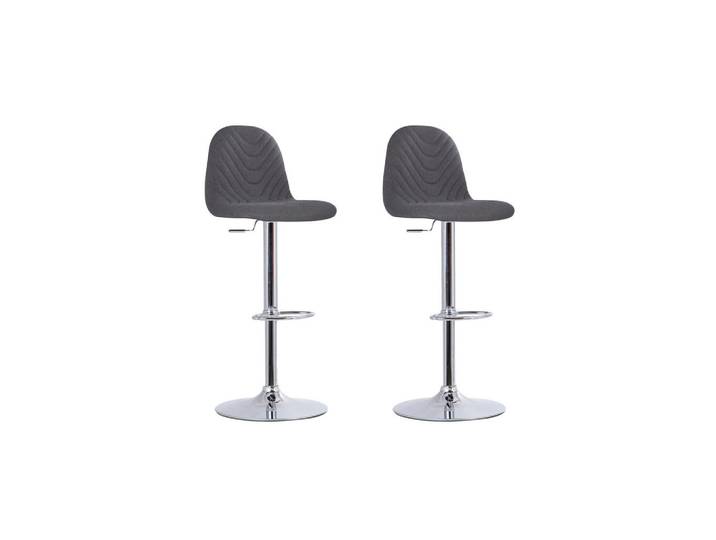 Mid.you Barhocker-Set Casino, Anthrazit, Metall, 41x82x52.5 cm, Sitzfläche 360° drehbar, Esszimmer, Barmöbel, Barhocker