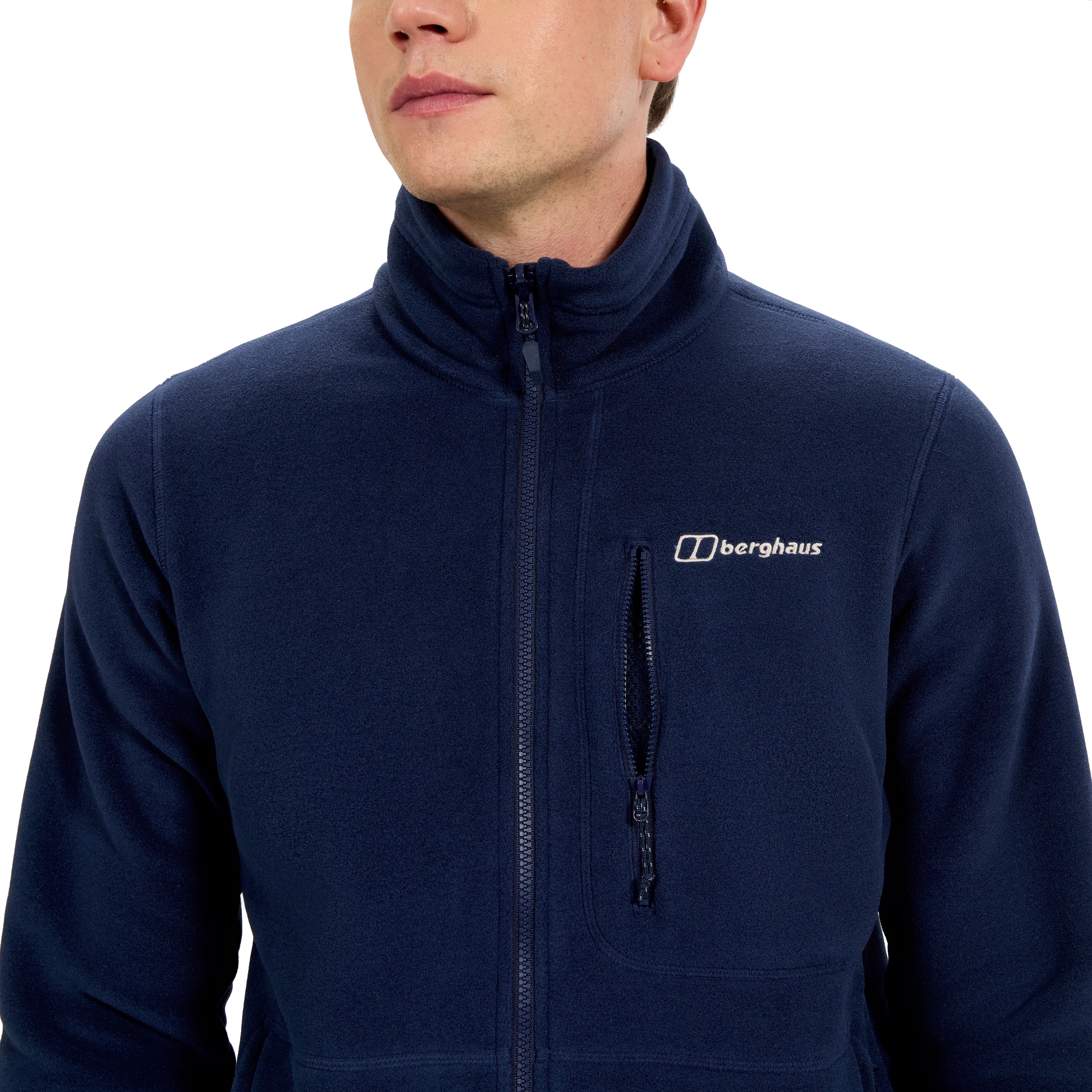 Fleecejacke BERGHAUS "ACTIVITY PT IA FLEECE JACKET", Herren, Gr. XXL, blau (dusk, dusk), Obermaterial: 100% Polyester, Jacken Fleecejacke, atmungsaktives Material, aus strapazierfähigem Polyester dusk, dusk XXL