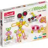 Quercetti Tecno Wood Premium constructieset met 52 onderdelen