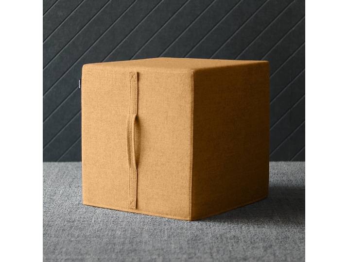 Sitzwürfel OFFA 42 x 42 x 42cm Gelb/Maisgelb