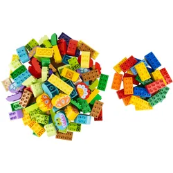 LEGO Duplo 100 Baustein + 25 2x4 Steine Bunt NEU! Menge 125 Stueck