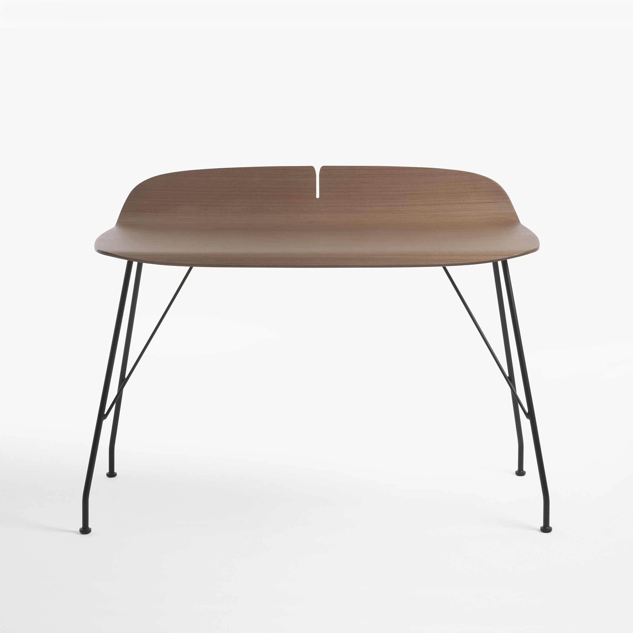 Kartell Earl of Wood Schreibtisch (schwarz lackiert, Eichenfurnier dunkel) schwarz lackiert | Eichenfurnier dunkel 04927SN