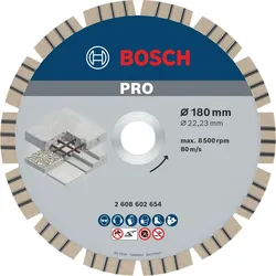 Bosch PRO Diamanttrennscheibe Best for Concrete - 2608602654