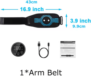 Inspire Essentials CoreFlex EMS Muscle Training Belt For Abs And Full Body Toning 1arm