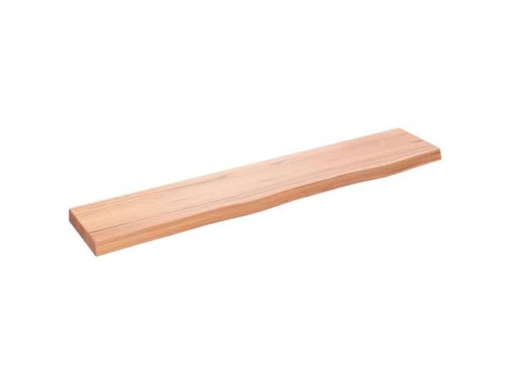 LASWWQMRF Wandregal Eiche Massivholz 100x20x4 cm Naturkante Rustikales Wandboard aus massivem Eichenholz mit Naturkante. Vielseitig nutzbar im Schlafzimmer, Flur oder Badezimmer.