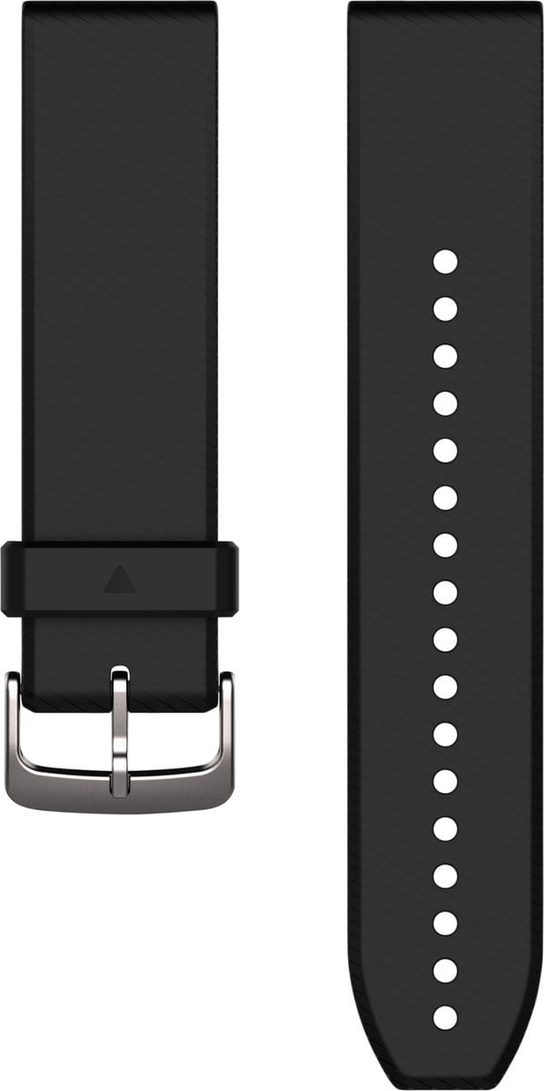 Garmin QuickFit 22 Siliconen Horlogebandje voor Approach S60, fēnix 5, Forerunner 935 en quatix 5, Zilver, 22 mm