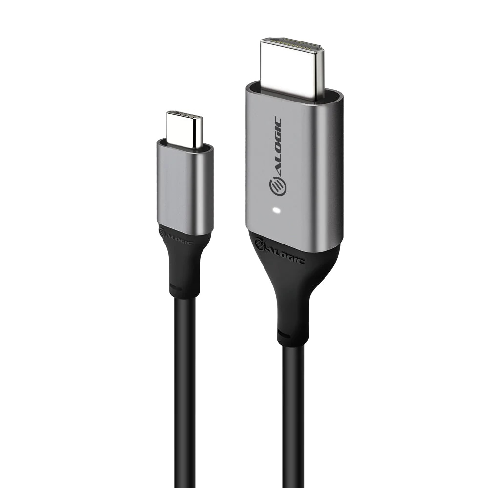 ALOGIC USB-C-Kabel (männlich) auf HDMI (männlich) 2m grau ULCHD02-SGR